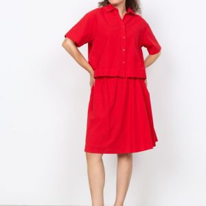 Soyaconcept nederdel dame Cissie 57 (Rød)