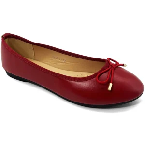 Fiona dame ballerina sko 9988-41 – Wine