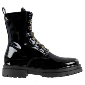 Tommy Hilfiger Støvler – Lace-Up – Sort